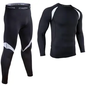 FallFreshness Mens Compression Tights Non See Through Fabric With Uroguard Technology For Intense Weightlifting And CrossFit