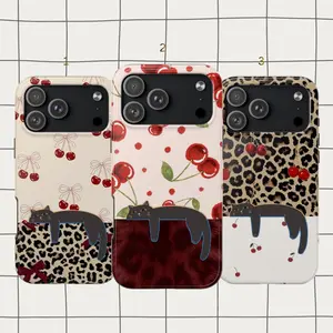 A Cute Pusheens Phone Case That Features Ice Cream, Compatible with for Samsung and iphone Models 17,16, 15, 14, 13, 12, 11 Pro Max