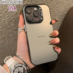 Faith In God Christian Pattern, Shockproof And Drop-Proof Protection Durable PC Protective Case, Suitable For IPhone 16 15/14 Pro/Pro Max/Plus, 13/12/11 Pro/Pro Max, XS Max/XS/X, Drop-Proof, Shockproof, Non-Slip