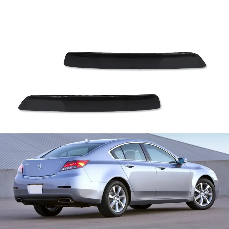 2PCS Smoked Lens Rear Bumper Bar Reflector lamps Light Kit For 2012 2013 2014 Acura TL,Replace OEM 33505TK4A11, 33555TK4A11