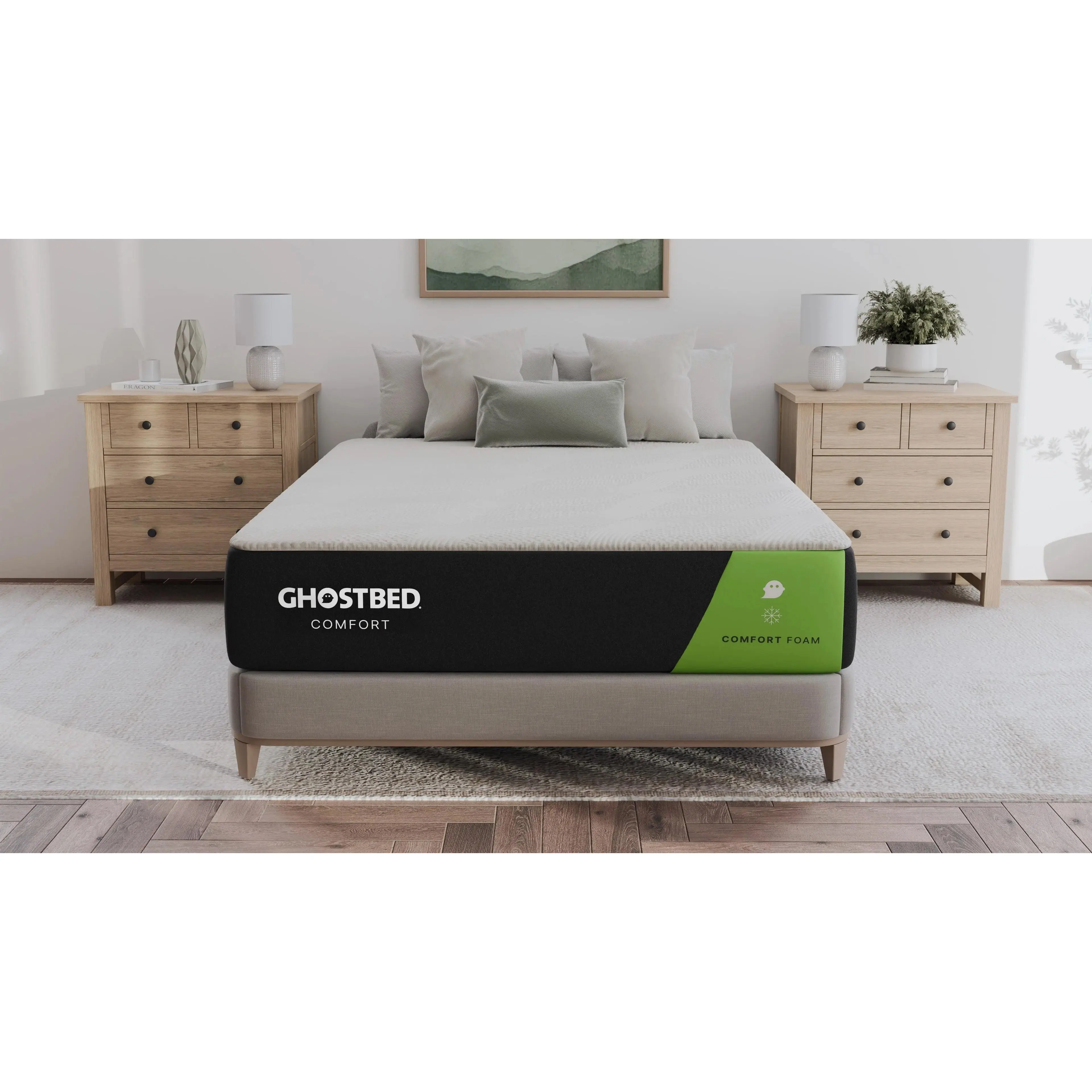 GhostBed 11 in Premium Memory Foam Mattress, Breathable Comfort Foam Mattress, High Quality Mattress, Memory Foam Mattresses