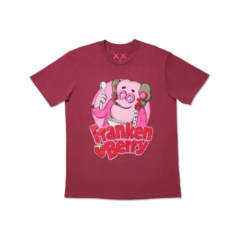 KAWS x Monsters Franken Berry T-shirt Red (men) by StockX