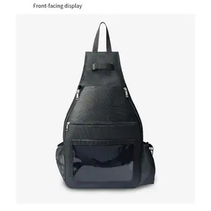 Jusenda High-Capacity Sturdy Sports Backpack with Racket Protector for Tennis/Badminton, Waterproof Stain-Resistant 2-Way Portable Shoulder Carry Bag for Summer Outdoor Activities