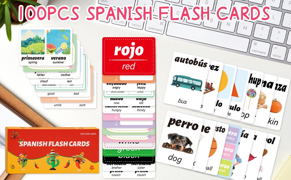 Mother's Day Spanish Flash Cards 100 English to Spanish Verb Conjugation Phrases Adjectives Colors Educational Bilingual Flashcards Learn Español for Kids Adult Beginners Toddlers Grade School Classroom Mother's Day Spanish Flash Cards 100 English to Spanish Verb Conjugation Phrases Adjectives Colors Educational Bilingual Flashcards Learn Español for Kids Adult Beginners Toddlers Grade School Classroom