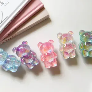 Cute bear phone holder Plastic