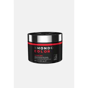 XMONDO Super Red Color Depositing Mask - 8 fl oz Semi Permanent Hair Color with Bond Booster & Hyaluronic Acid for Blonde Hair Care