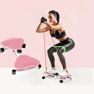 Durable Core Strength Trainer, Home Silent Twisting Fitness Equipment, 300lb Load Capacity, Iron Frame, Resistance Bands Included