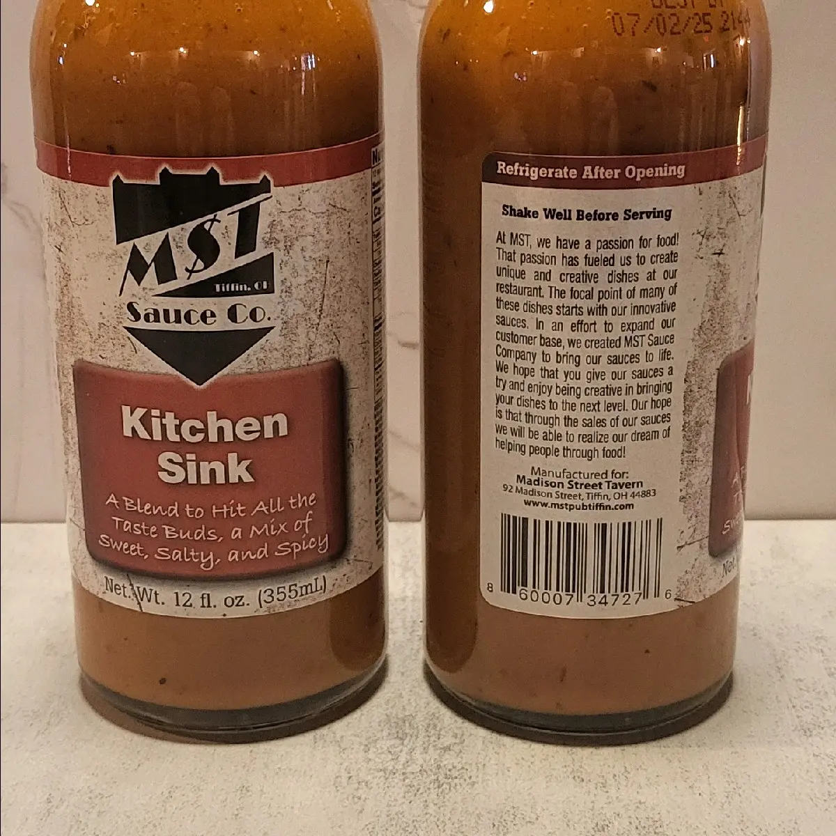 MST Sauce Company Kitchen Sink Sauce, Spicy, Hot Sauce, Wing Sauce, Award Winning