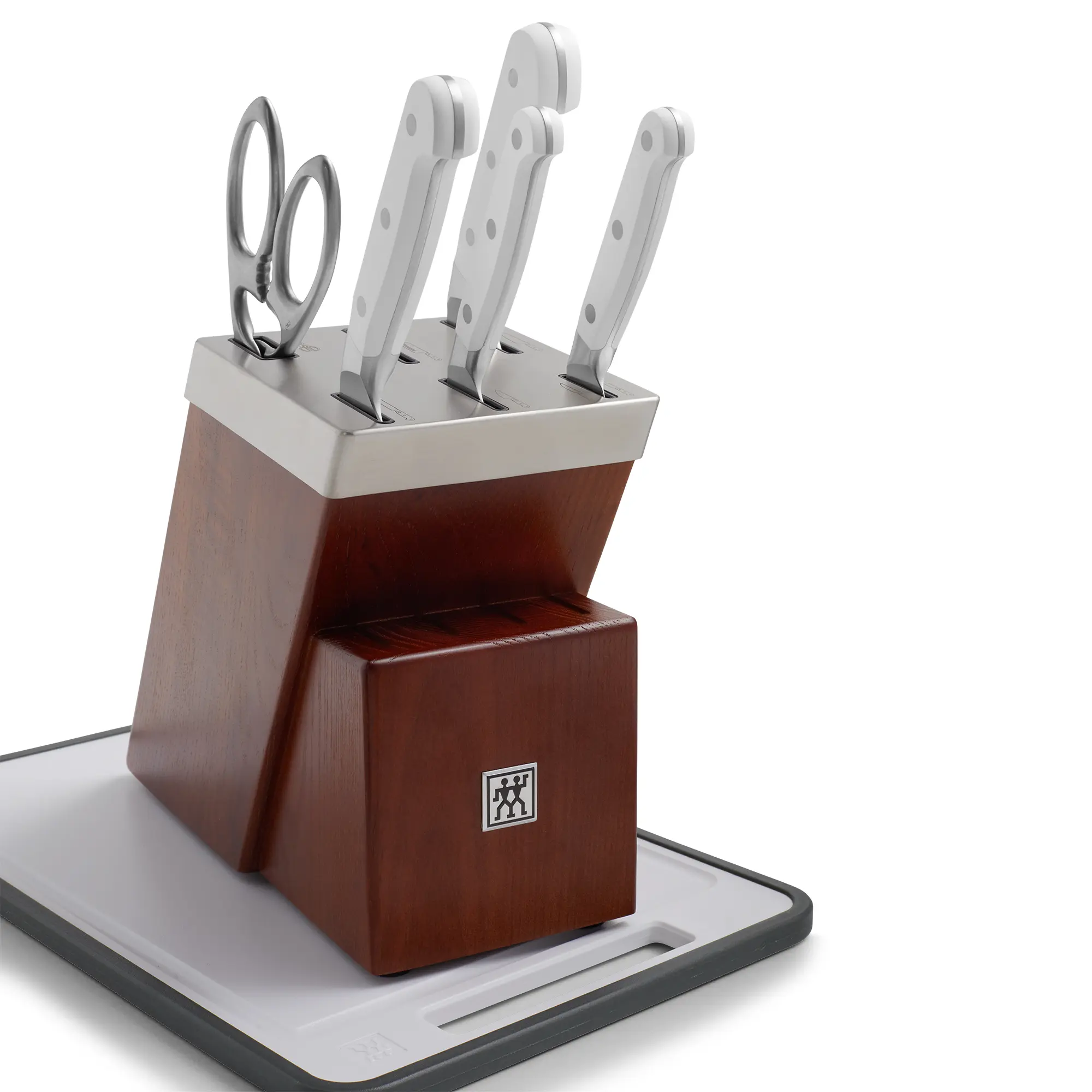 ZWILLING Pro Le Blanc 7-pc Self-Sharpening Knife Block Set ZWILLING Pro Le Blanc 7-pc Self-Sharpening Knife Block Set