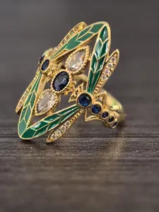 Vintage Insect Design Ring, Statement Ring, Fashion Accessories for Women & Girls, Trendy All-match & Exquisite Jewelry for Birthday Gift