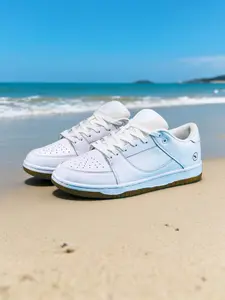 Men's Breathable Lightweight Casual Shoes, All-Season Patchwork Design, Anti-Slip Soft Sole Running Sneakers, Comfortable Textile Upper