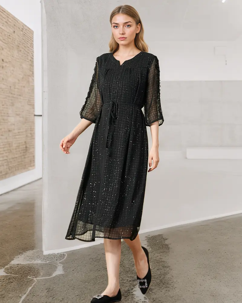 sachin and babi light blue dress Black Wedding Guest Dresses & Gowns – Show Me Your Mumu main image 1