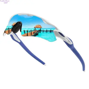 HD Cycling Goggles Windproof Sports Sunglasses for Men & Women, UV400 Anti-Glare Professional Outdoor Eyewear, Lightweight Shatterproof Sports Glasses Ideal for Cycling, Running, Marathon, Mountaineering, Fishing & All Outdoor Activities