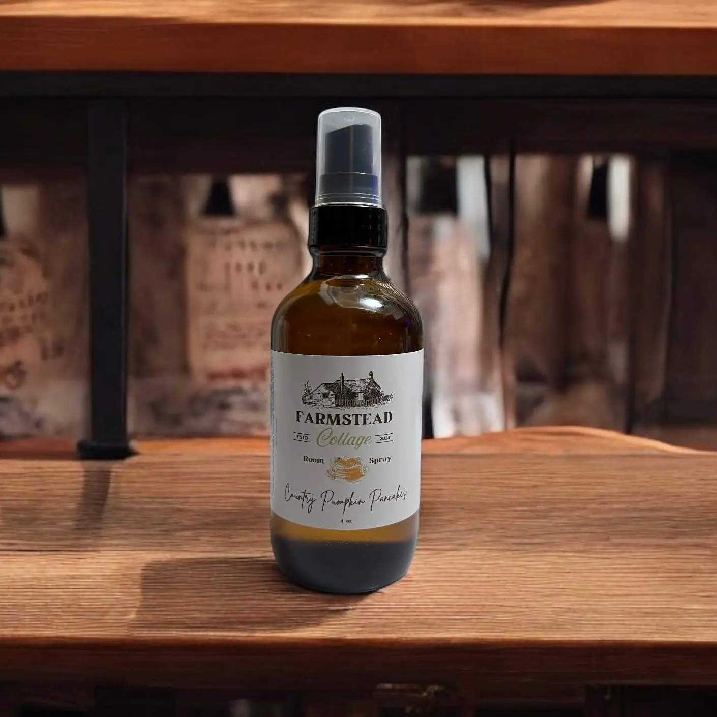 Farmstead Country Pumpkin Pancakes Room Spray - Fragrance Aroma Scented Freshener for Autumn