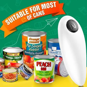 [Automatic Electric Can Opener] Cordless Automatic BANGRUI 1pc Electric Can Opener | with Safe One-Touch Switch for Seniors & Kitchen Use, Best Gadget for Almost All Size Cans