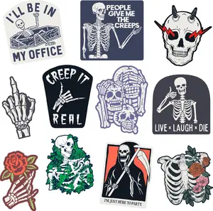 Skeleton Sticker Extra Large Stickers for Adults Funny Adhesives with Memes Funny Stickers with Colorful Graphic Decals Halloween  Funny Sarcastic  Multi