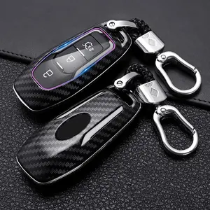New Hydro dip Carbon Fiber for Ford Carbon Fiber Key Fob Case for Ford Edge, Fusion, Explorer, F-150/F-250/F-350/F-450/F-550, Ford Mustang