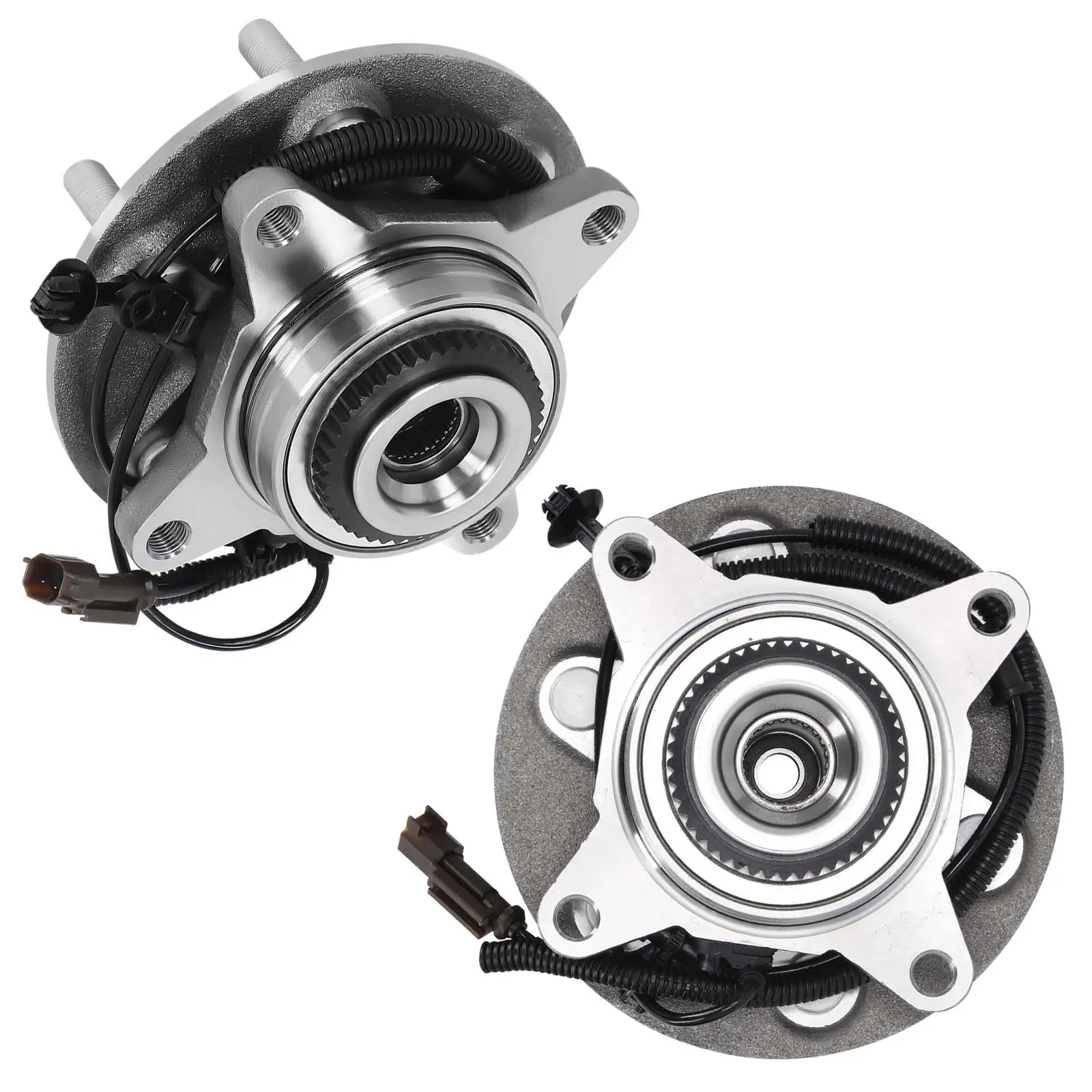 2 PCS Front Wheel Bearing and Hub Assembly with ABS6-Lug compatible for Ford F150 18-20