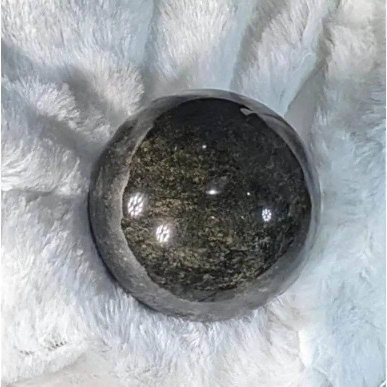 Sheen Obsidian Sphere – Handcrafted in Mexico | Healing Stone