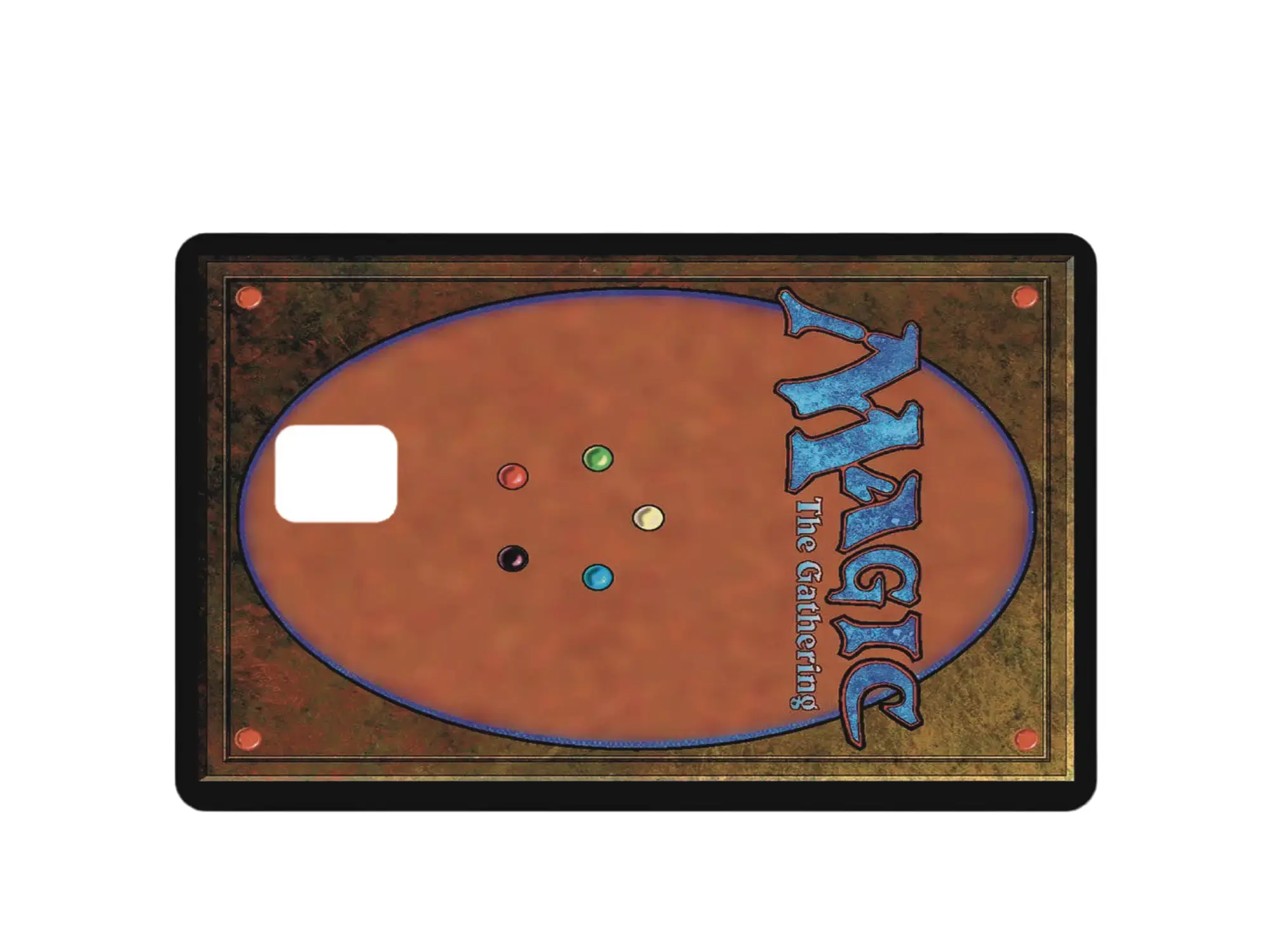 Magic: The Gathering High Quality Thin Vinyl Cover Sticker - Waterproof, Stain-Resistant, High Gloss, Withstands Moisture - Flat Smooth Apply Wallet Sticker for Credit, Debit, EBT Chip Cards