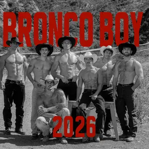 2026 Calendar Featuring Shirtless Cowboys