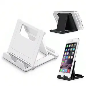 Portable Foldable Desktop Phone Stand, 1 Count Foldable Mobile Phone Holder, Adjustable Tablet Holder, Tablet & Computer Accessories for Home & Office, Sturdy Stand, Tablet Mount, Folding, Tri Fold Stand, Phone Holder Design