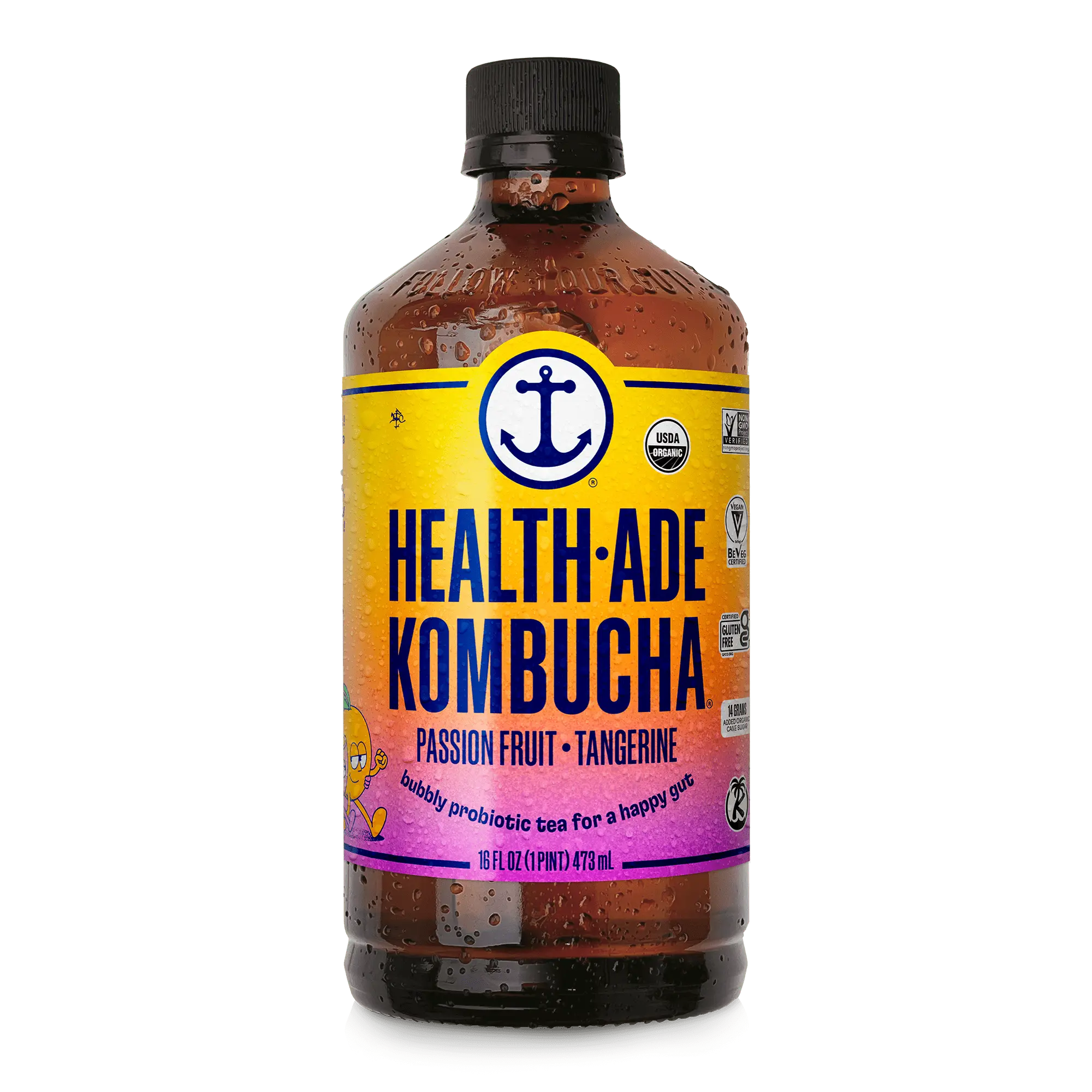 Passion Fruit-Tangerine Kombucha