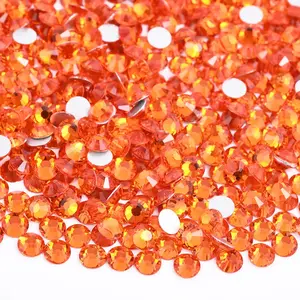 Hyacinth Orange Glass Rhinestones Hyacinth Orange Glass Rhinestones
