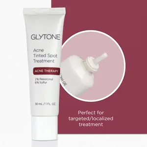 Glytone acne tinted spot treatment – salicylic acid and tea tree oil dual-action spot corrector and concealer Skincare Skin Repair