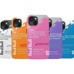 Red Bull Energy Drink Phone Case - Sporty & Durable Protection - Compatible with iPhone X, 11, 12, 13, 14, 15, 16, 17 & Samsung