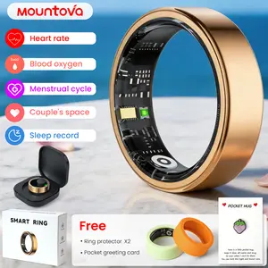 M3 Smart Ring-Monitor Sleep, Blood Oxygen & Temperature Anytime, 5ATM Waterproof Smart Ring for Daily Wellness,  health management