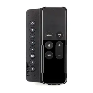 Sideclick Universal Remote Attachment for Apple TV Gen 4 and 5 (4K) - black touchpad remote