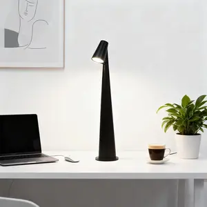 Cordless LED Desk Lamp with Rechargeable Battery Features Three Brightness Settings And Smooth Dimming Touch Control And Is Portable for Use in The Office Outdoors Or in Various Rooms Like The Bedroom Living Room Dining Room Balcony Hotel