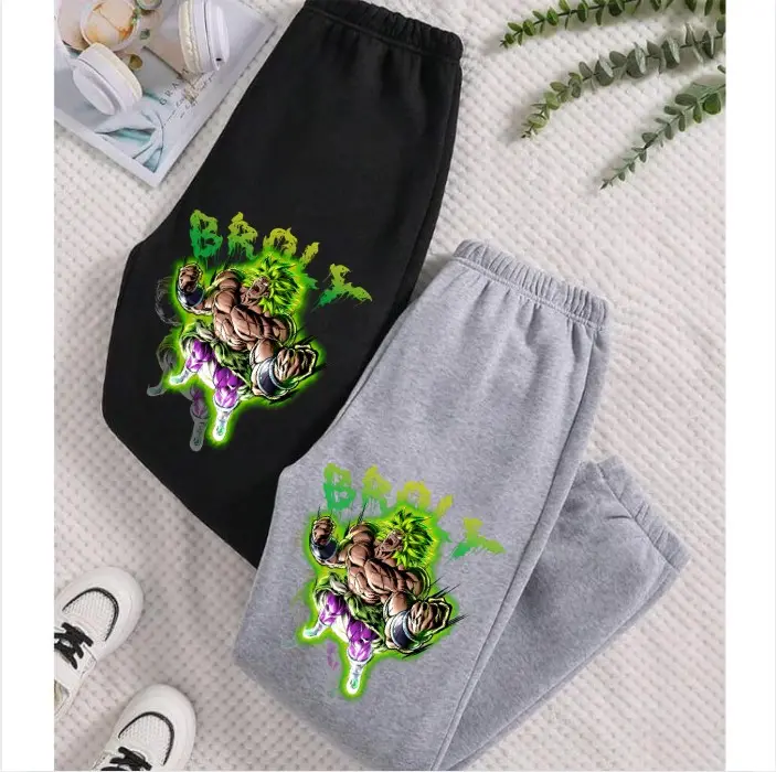 Vintage DBZ Broly Anime Sweatpants, Workout Outfit, Gym Sweatpants, Pump Cover, Gift for Him, Fitness Gift, Weightlifting Pants