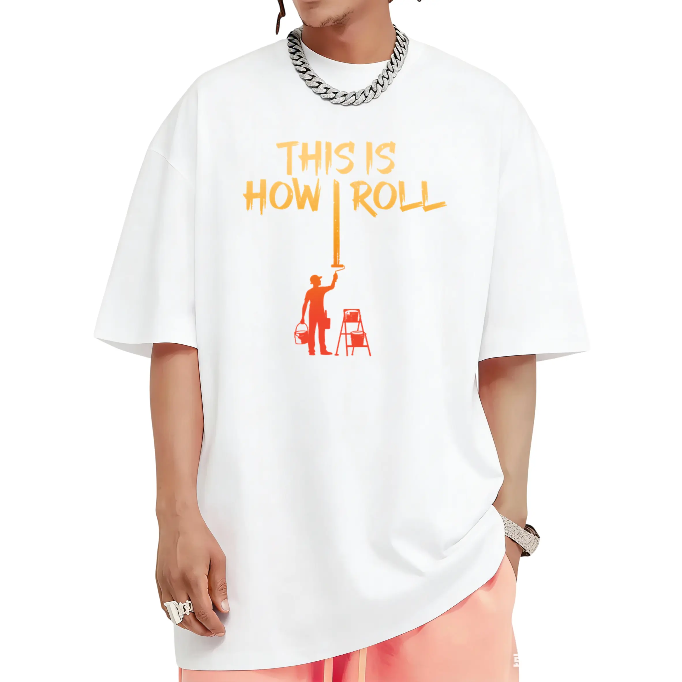 Best Painter for Painting Job House Painter T-Shirt Unisex for Daily Wear 2025 Funny Christmas Novelty Men's T-Shirt Summer Trendy Streetwear Fashion Top Quality Comfortable Casual Printed T-shirt Pure Cotton 220G