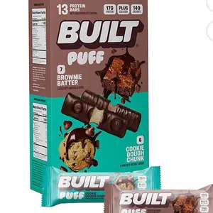 Built Bar Puff & Chunk Protein Bars, Variety Pack, 13 ct.