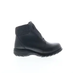 Clinic Extra Regina TA224706 Womens Black Extra Wide Casual Dress Boots