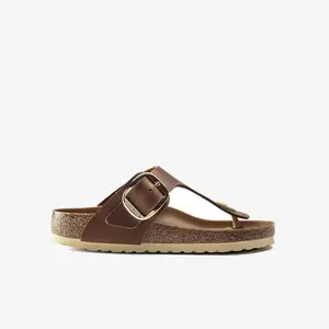 Birkenstock Gizeh Big Buckle Oiled Leather Cognac