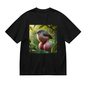 Balls Bird Meme T-Shirt Men's Premium Cotton Crewneck Black Sports Classic Fit Everyday Comfort