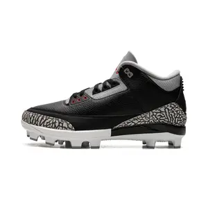 Air Jordan 3 Cleats "Black Cement" FZ8627 001