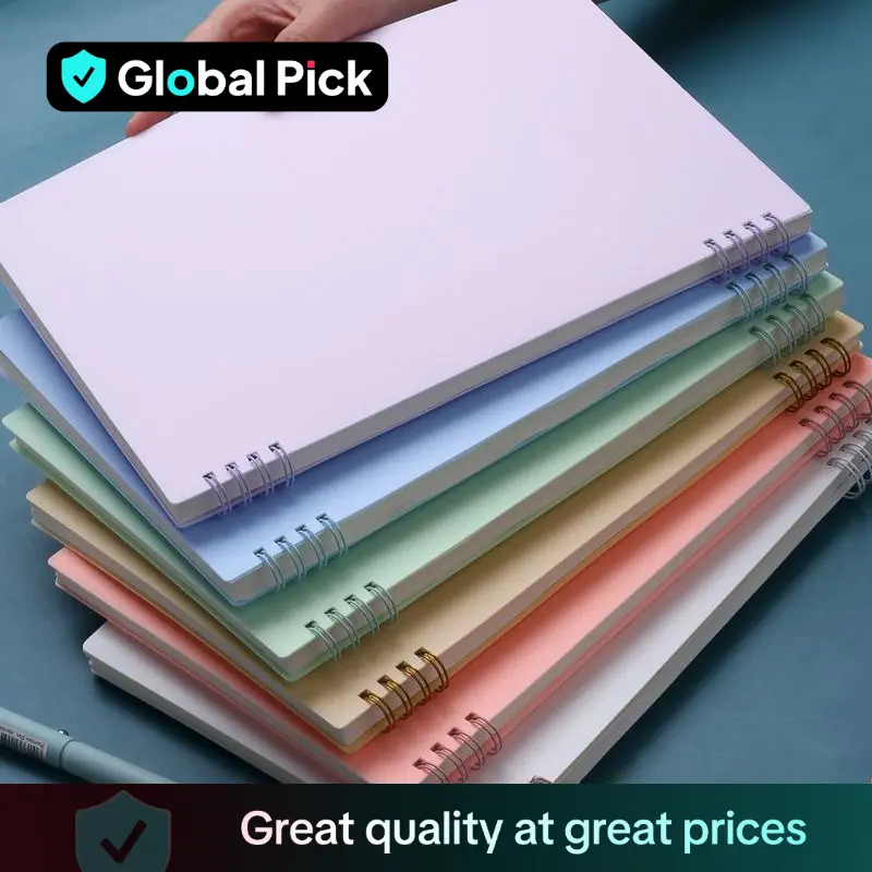 A5/B5 Loose Leaf Notebook, 1 Count Detachable Buckle Grip Notebook, Student Business Notebook, Office Stationery & Supplies