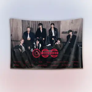 Bangtan Arirang World Tour Tapestry, K-Pop Idol Wall Hanging Decor, Vintage Concert Art Banner, Bedroom Music Room Wall Art, Gift for Fans