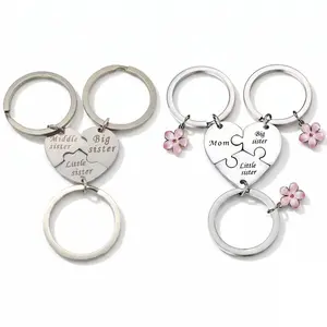3PCS Sister Gift - Sister Keychain Meaningful Jewelry Christmas Birthday Gifts for Sisters from Sisters in Law Wedding, suitable for parties, everyday wear, and very versatile summerwins