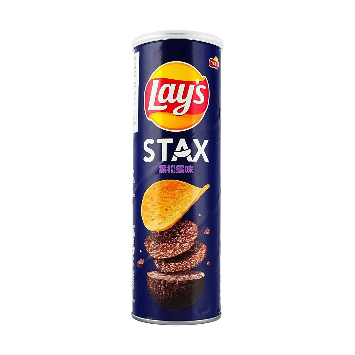 Lay's STAX Black Truffle Flavor Potato Crisps 90g - Authentic Chinese Version