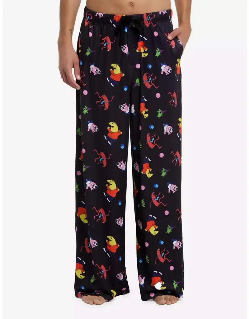 Smiling Friends Pajama Pants – Allover Print Lounge Pants, Unisex Matching Sleepwear Bottoms, Cozy Holiday Loungewear