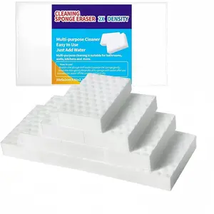 Magic Sponges Eraser,10 Pack Melamine Sponge in Bulk,2X Density,Long Lasting,Cleaning Sponge for Kitchen, Bathroom,Bathtub, Sink,Furniture, Wall Cleaner (White,3.93x2.36x0.79in)
