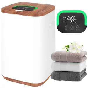 Square towel warmer bucket, with three heating adjustment levels, supports delayed heating, equipped with an LED intelligent display, 23L large capacity, suitable for family bathrooms, bedrooms, spas and other scenarios.