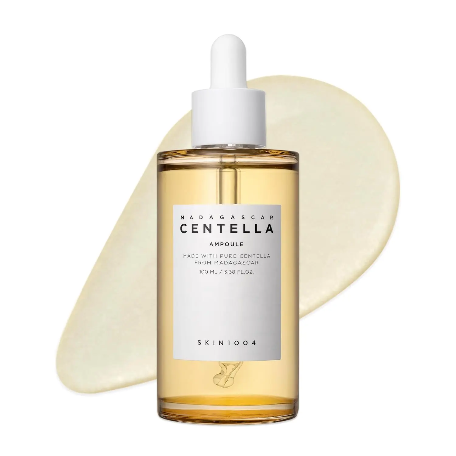 SKIN1004 Madagascar Centella Ampoule, Korean Face Serum with Centella Asiatica for Hydrating & Moisturizing, Soothing Facial Serum for Skin Balance, Korean Skin Care, 3.38 fl.oz, 100ml