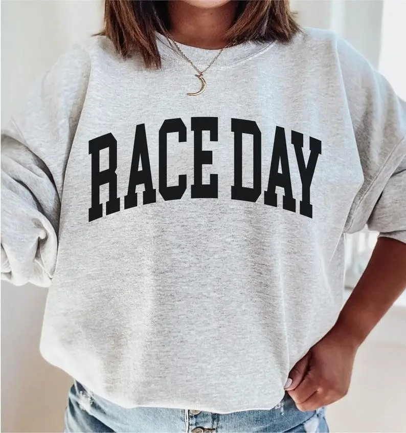 [Sale off up to 50%] Race Day Sweatshirt, Race Day, Race Day Vibes, Race Season, Gifts for Racing Wife