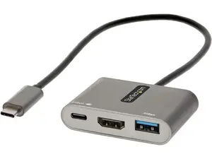USB C Multiport Adapter, USB-C to HDMI 4K Video, 100W Power Delivery Passthrough Charging, 2-Port USB 3.0 Hub 5Gbps (1xType-C/1xA), USB-C Mini Dock, USB-C Travel Dock - Portable Laptop Docking Station